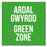 Zone Colours, Bilingual Welsh Outdoor/Heavy Duty Usage Floor Sticker, 60cm X 60cm - | SG World