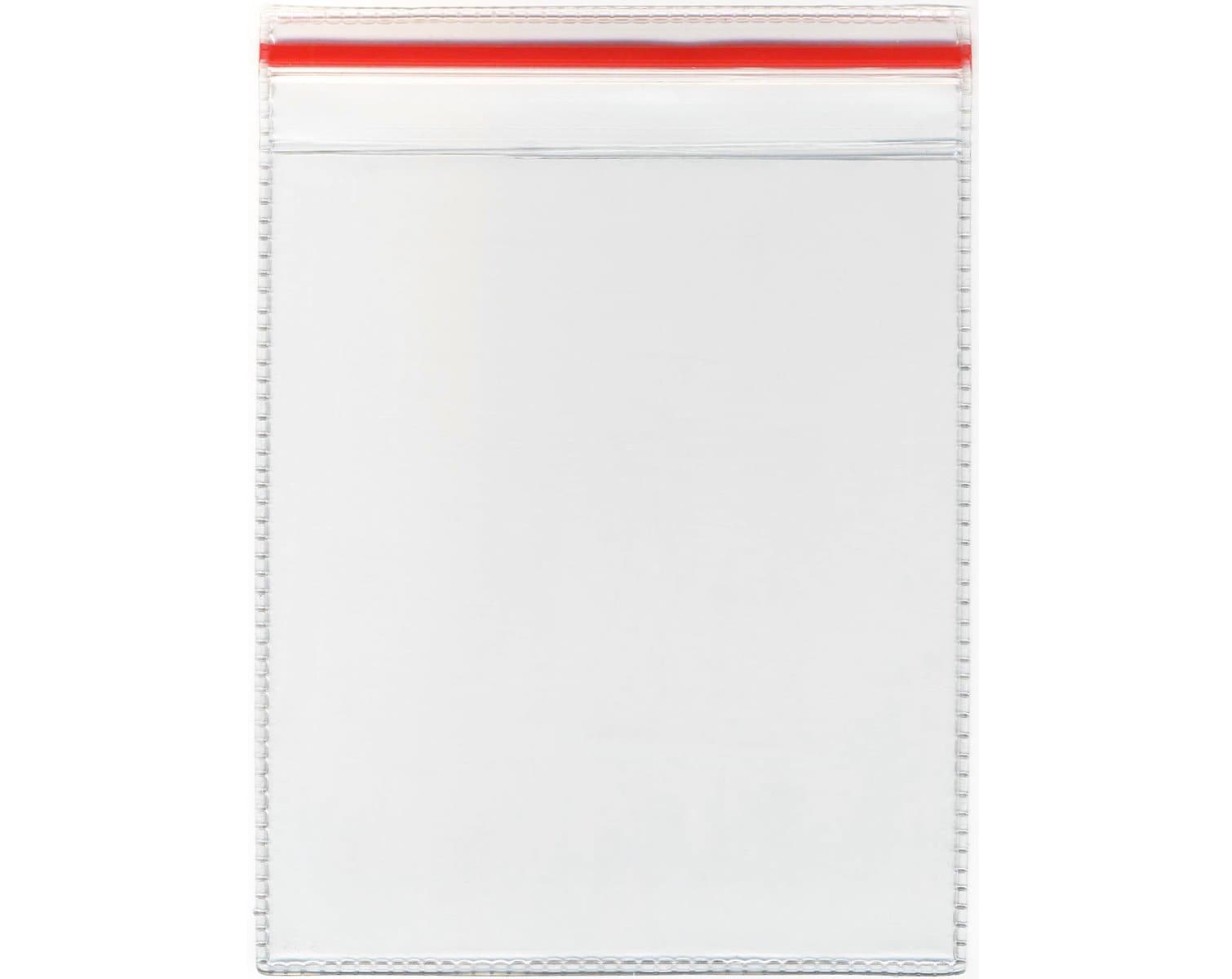 Plastic wallet to display a piece of equipment's inspection status.
