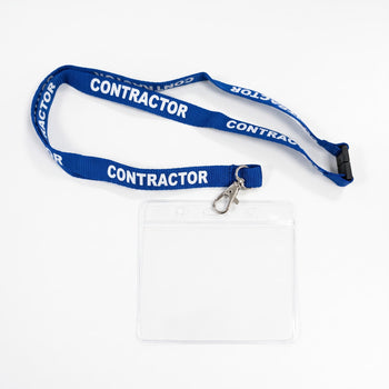 Contractor Lanyard & Wallet Set (Pack of 10)