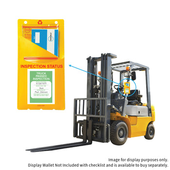 Electric Fork Lift Truck Pre-Use Visual Inspection Checklist (Pad of 30)