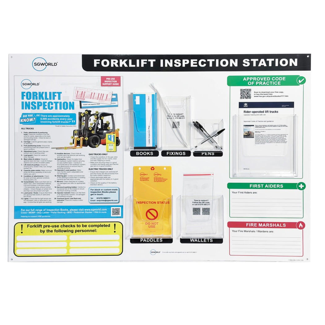 Inspection Folder File Safety Inspection Stations | SG World