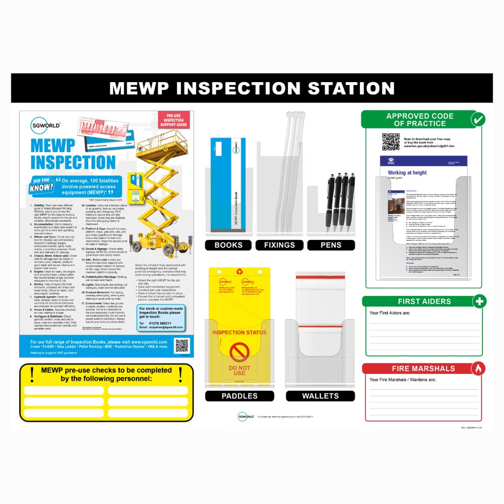 MEWP Inspection Station