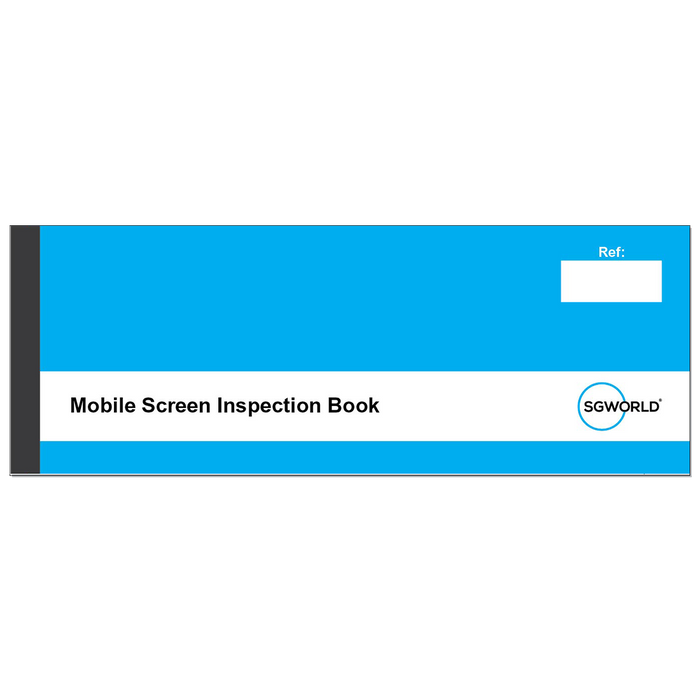 Waste Management Mobile Screen Visual Inspection Checklist (pad of 30)
