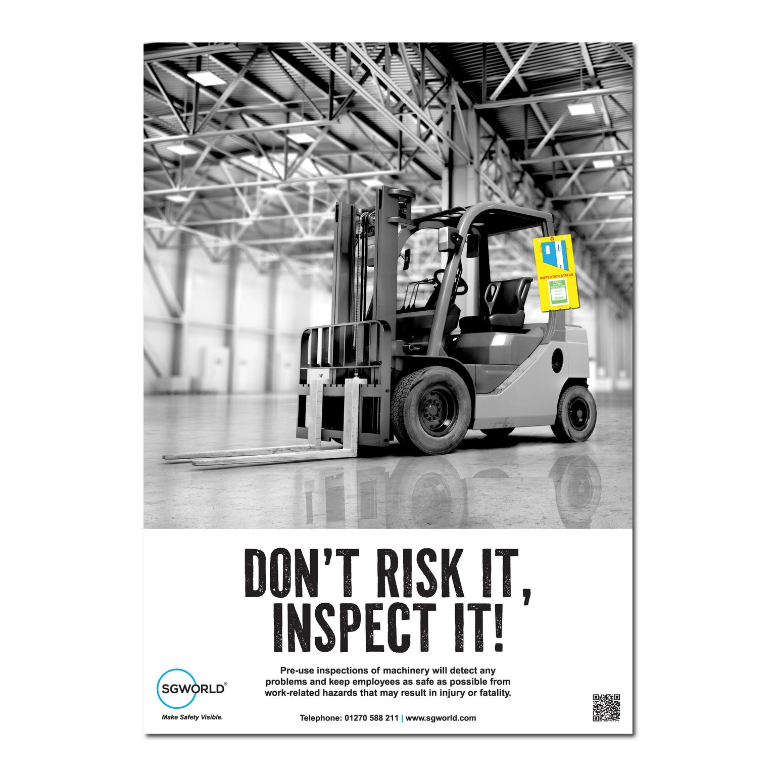 Inspection Safety Signage | SG World