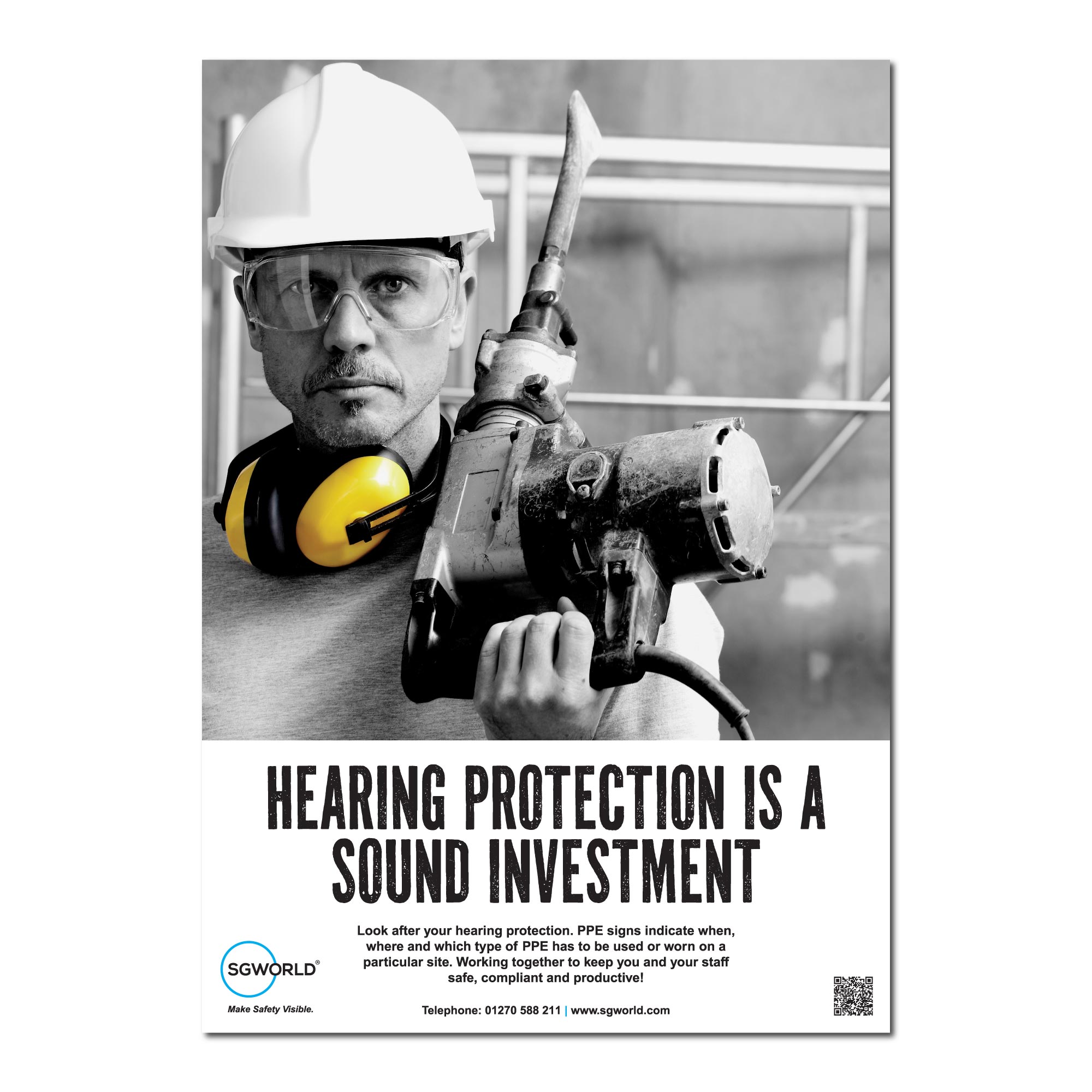 Hearing Protection Is A Sound Investment - Poster | SG World | SG World
