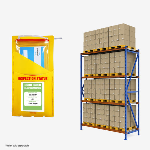 Pallet Racking Pre-Use Visual Inspection Checklist System (Pad of 30)