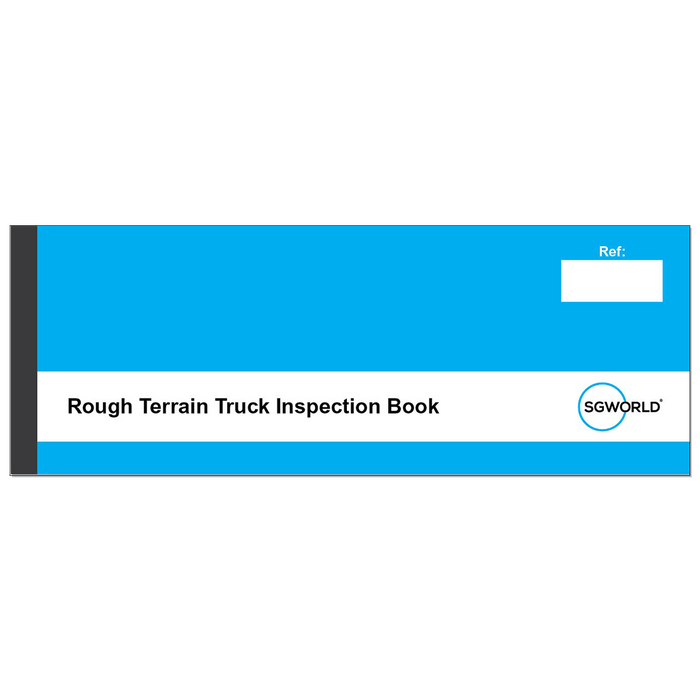 Rough Terrain Fork Lift Truck Pre-Use Visual Inspection Checklist (Pad of 30)