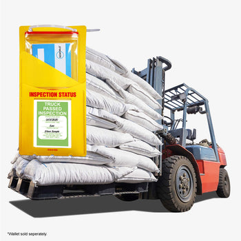 Rough Terrain Fork Lift Truck Pre-Use Visual Inspection Checklist (Pad of 30)