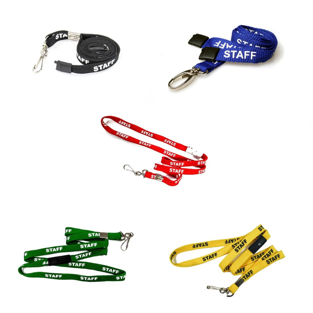 Pre-Printed Staff Lanyard (Packs of 10)