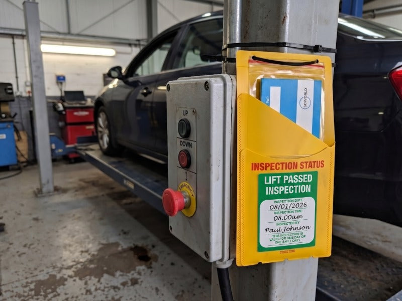 Vehicle Lifting Equipment Inspection Checklist (Pad of 30)