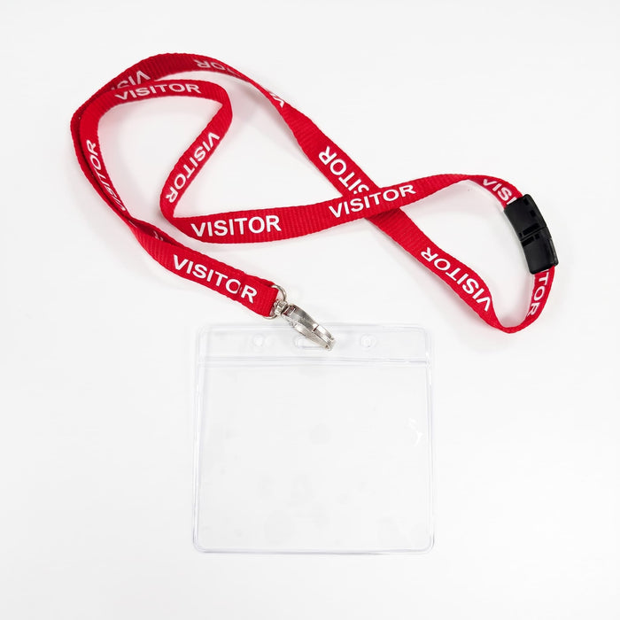 Visitor Lanyard & Wallet Set (Pack of 10)