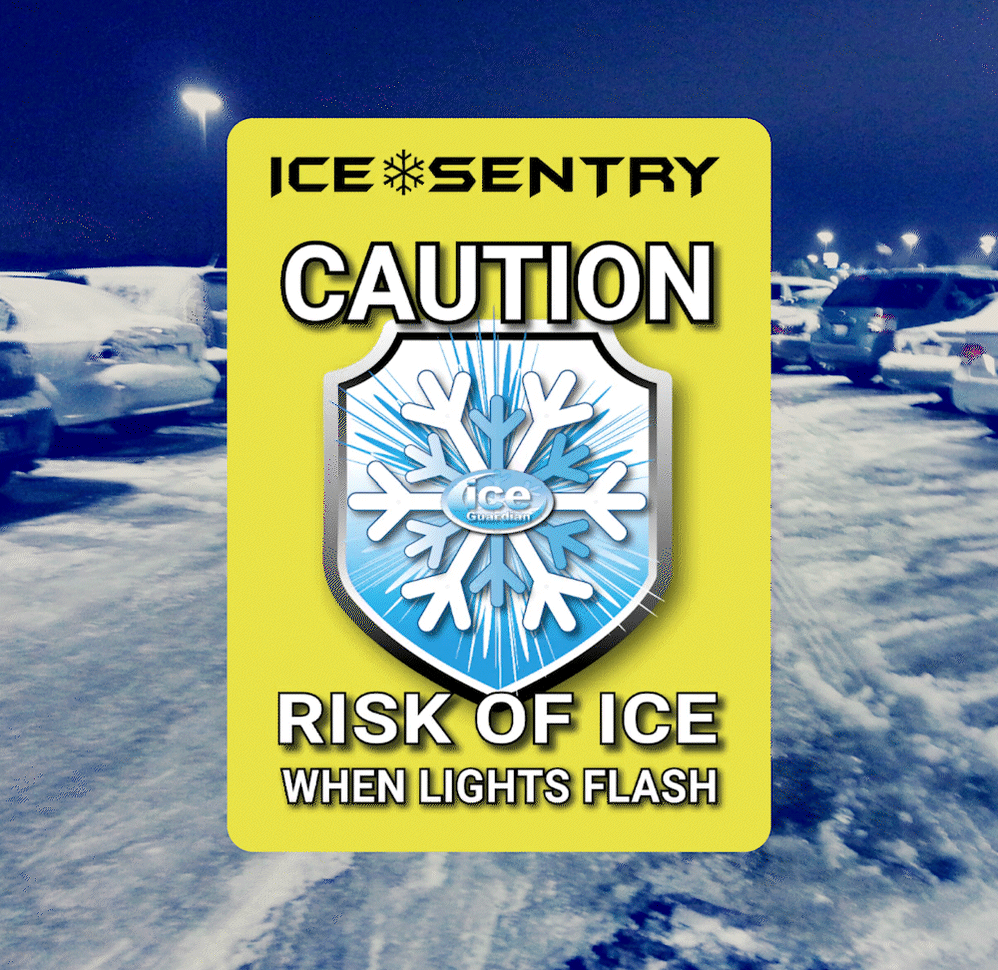 LED Ice Hazard Safety Signage — SG World