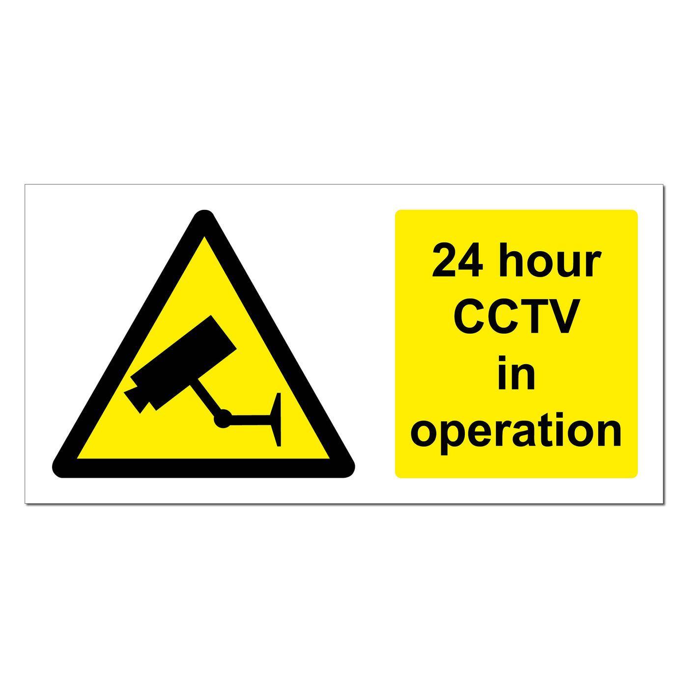 24 Hr CCTV in Operation Sign | SG World | SG World