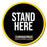 Stand Here, Carpet Sticker - | SG World
