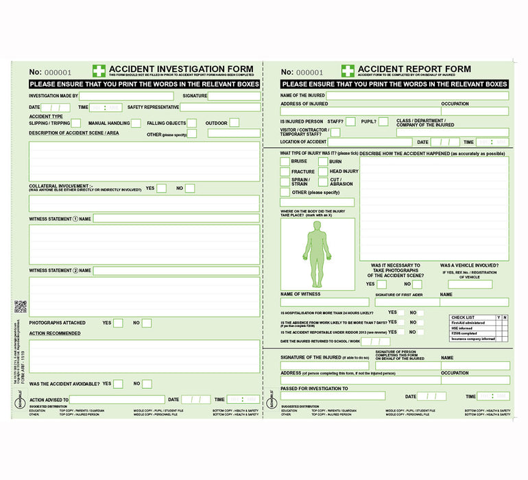 Accident Reporting and Investigation Form