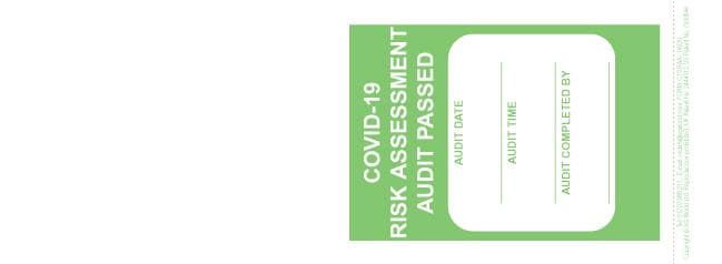 COVID-19 Risk Assessment Audit Checklist (pad of 30) - | SG World