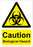 Caution Biological Hazard Safety Sign