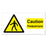 Caution Pedestrians Safety Sign