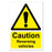 Caution Reversing Vehicles Safety Sign