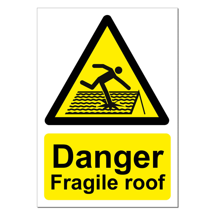 Danger Fragile Roof Safety Sign | SG World