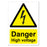 Danger High Voltage Safety Sign