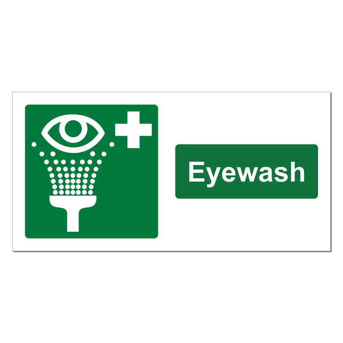 Eye Wash Safety Sign