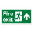 Fire Exit, Man and Arrow, Up Safety Sign