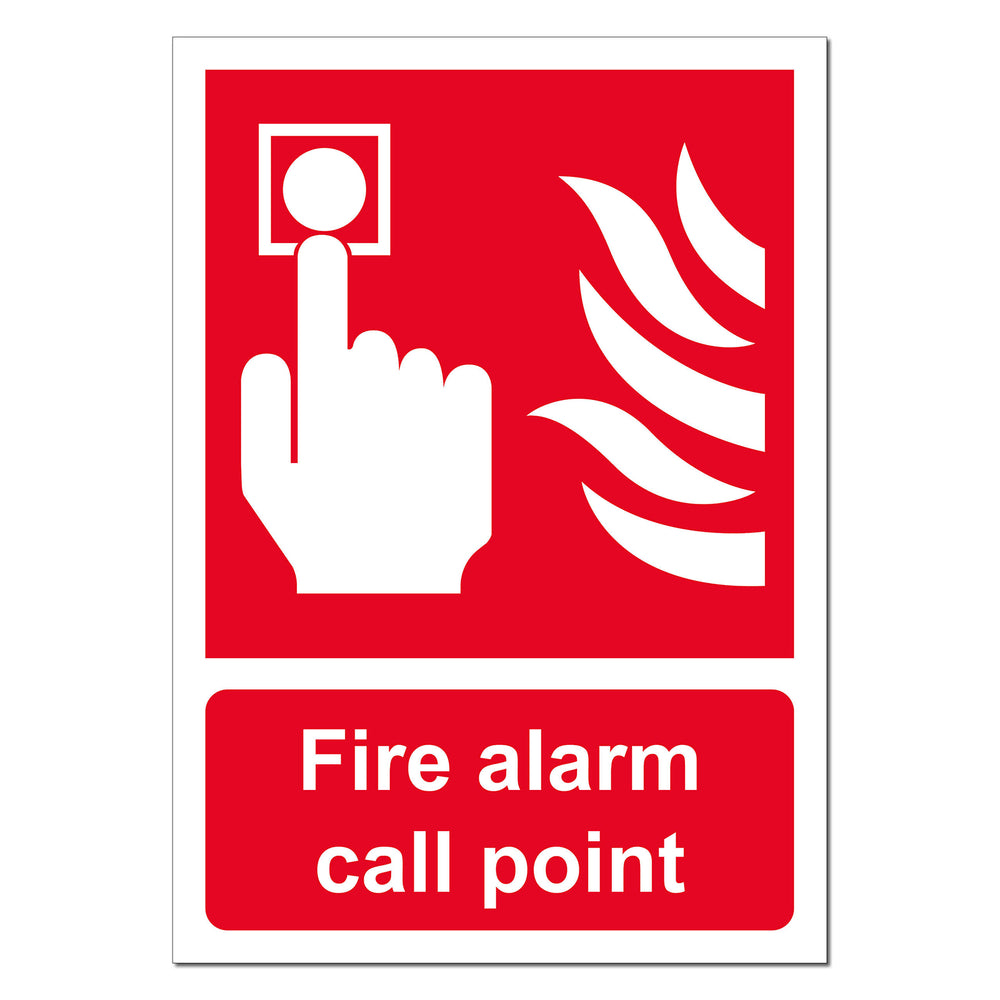 Fire Alarm Call Point Safety Sign | SG World