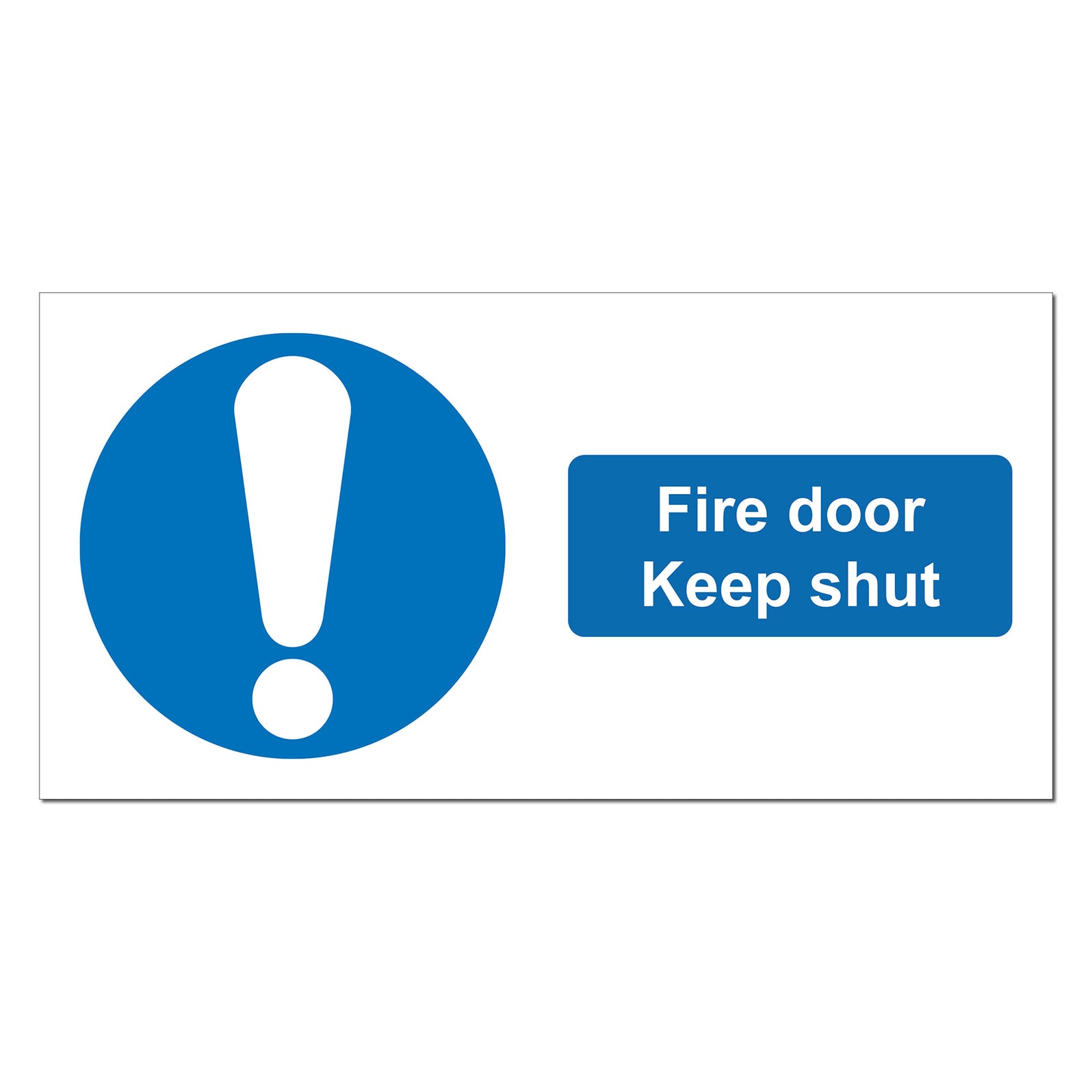 Fire Door Keep Shut Sign | SG World