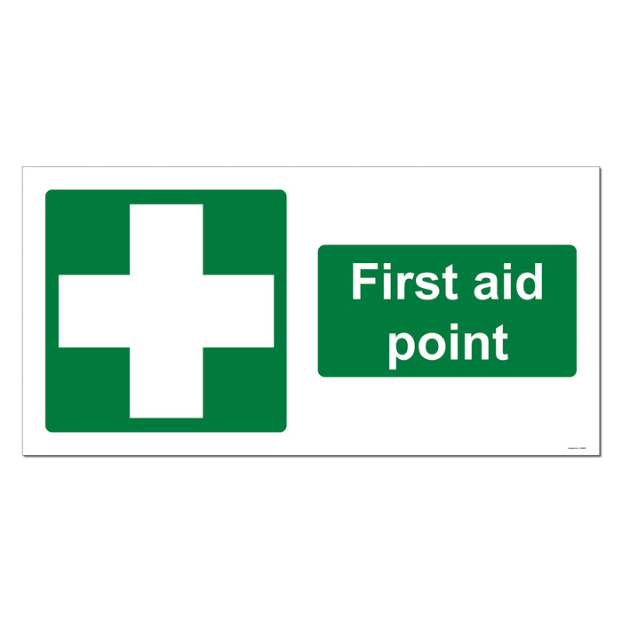 First Aid Point Safety Sign | SG World