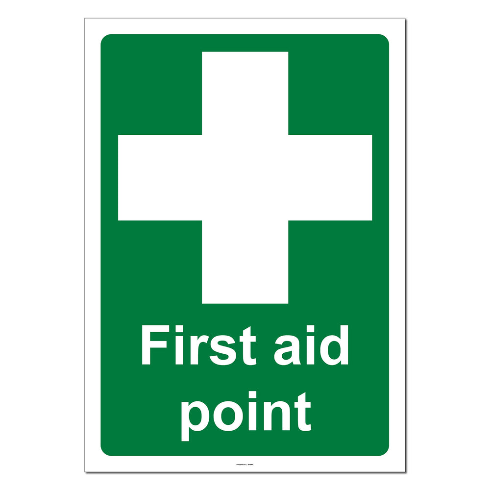 First Aid Point Safety Sign
