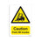 Caution Fork Lift, Self-Adhesive Sticker - Pack of 5 - | SG World
