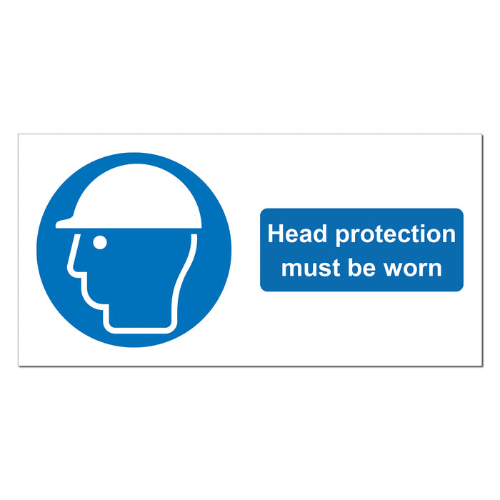 Head Protection Safety Sign