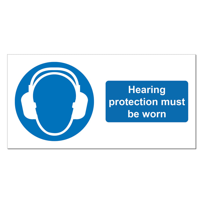 Hearing Protection Safety Sign