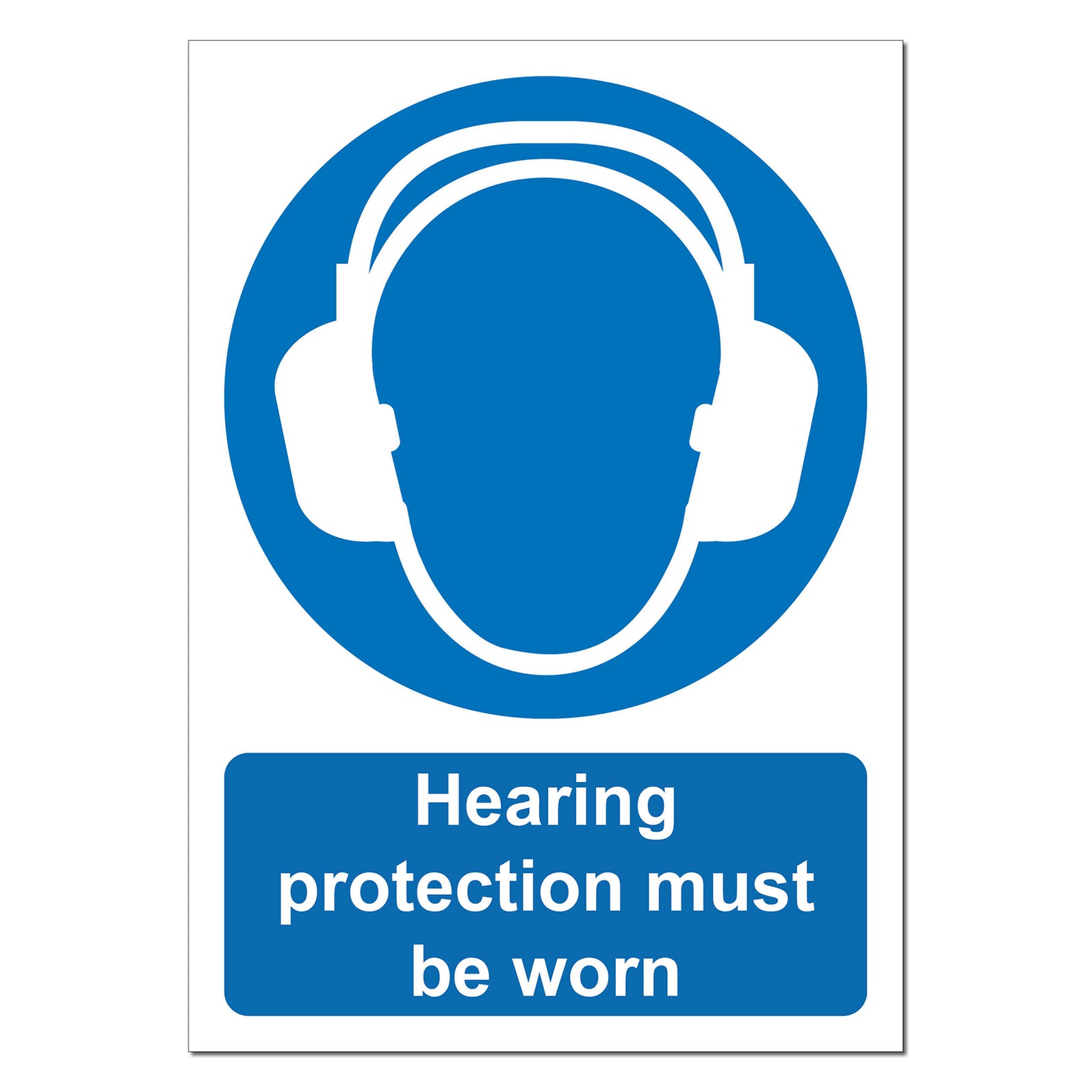 Hering Protection Sign Hearing Protection Safety Sign | SG World