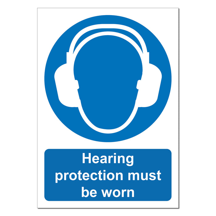 Hearing Protection Safety Sign