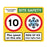 10 MPH Ice Warning Flashing LED Safety Sign (Yellow HS2)  - add your logo