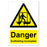 Danger Scaffolding Incomplete Safety Sign