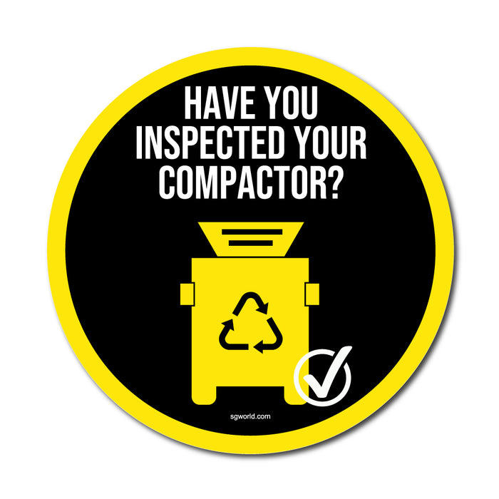 Have You Remembered to Inspect Your Compactor? Outdoor/Heavy Duty Usage, 60cm Diameter