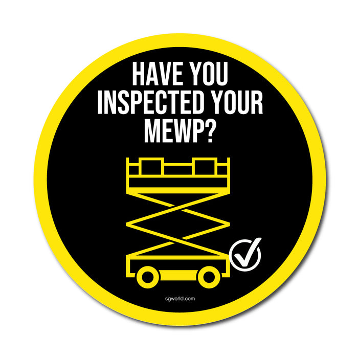 Have You Remembered to Inspect Your MEWP? Outdoor/Heavy Duty Usage, 30cm Diameter