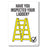 Have You Remembered to Inspect Your Ladder? Static Cling Window Sign - Pack of 5 - | SG World