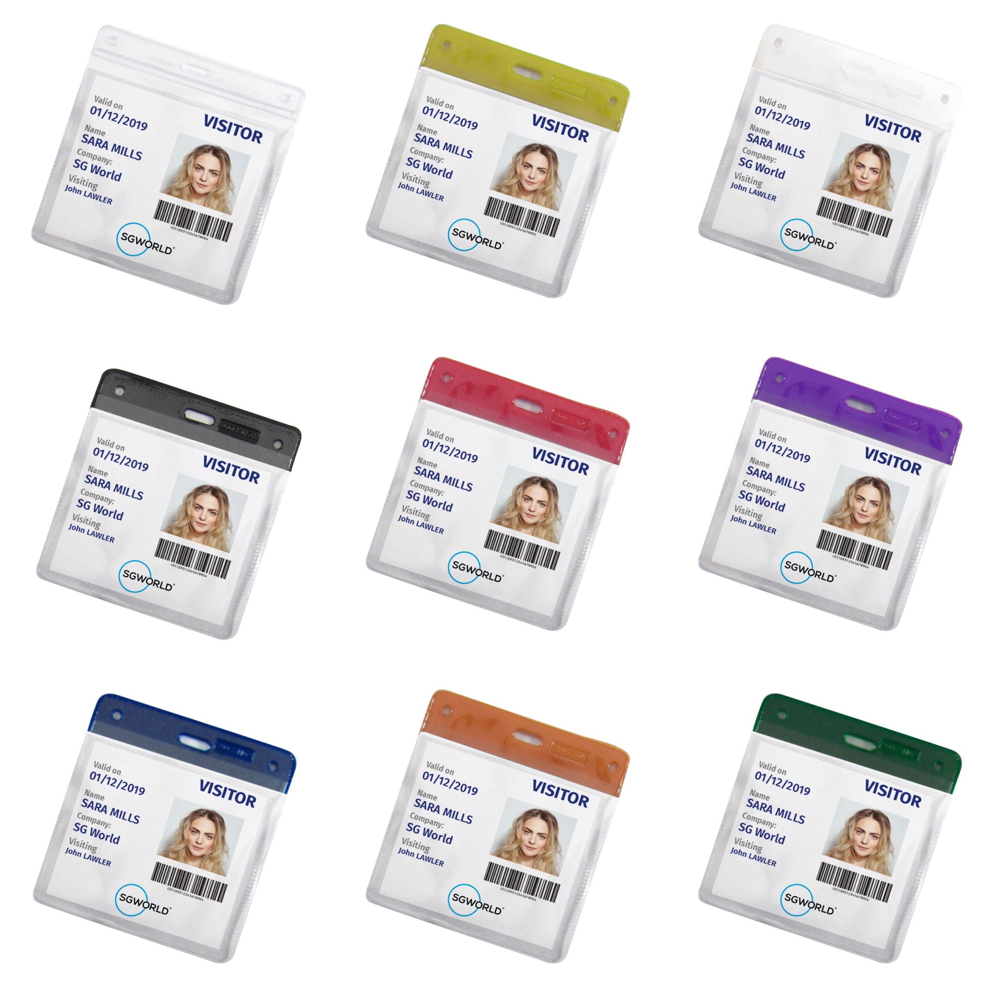Large Landscape Wallets with Coloured Tops | SG World | SG World