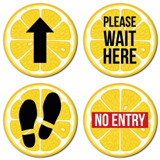 Lemon, Hospitality Carpet Sticker - Various Messages Available - | SG World