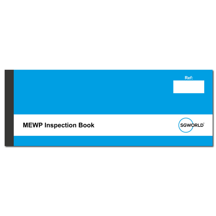 MEWP Pre-Use Visual Inspection Checklist (Pad of 30) | SG World