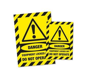 Lock Out Tag Out LOTO Magnetic Signage Kit