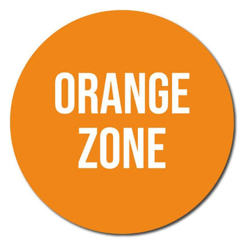 Zone Colours, Indoor Circle Floor Signage, 60cm Diameter - | SG World