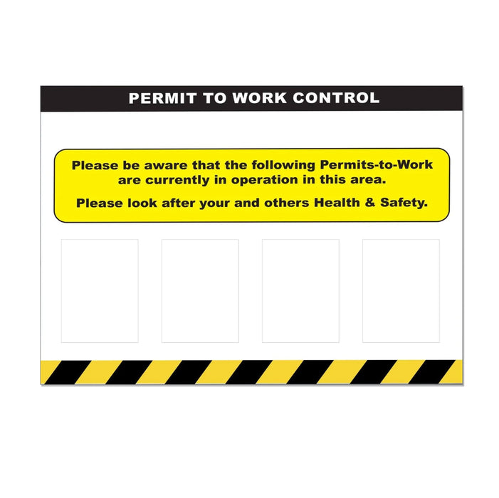 Permit to Work Safety Noticeboard