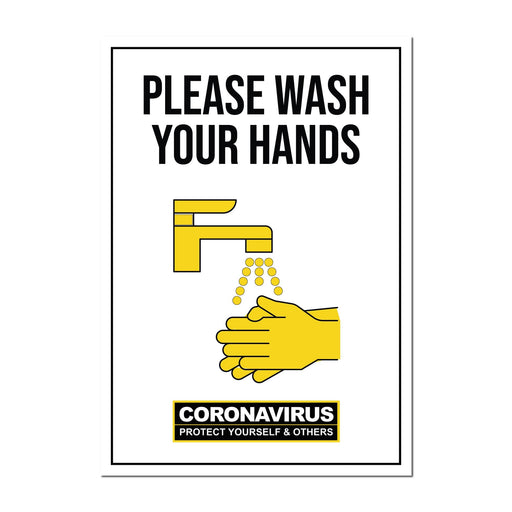 Please Wash Your Hands, Window Signs For Shops, Pubs, Restaurants & Hotels - | SG World