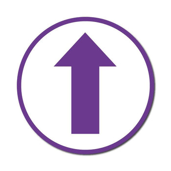 Arrow, Vinyl Circular Sticker, 10 pack – 105mm and 300mm, Various Colours Available - | SG World