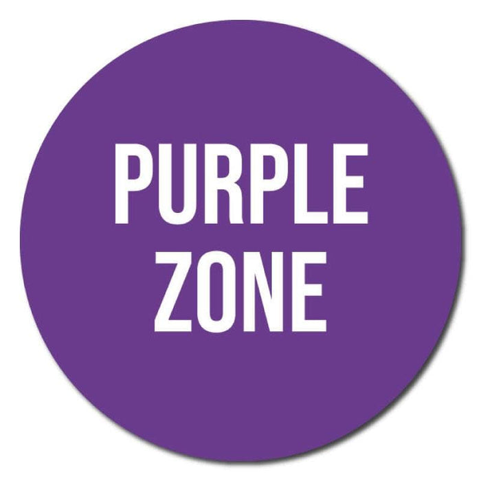 Zone Colours, Indoor Circle Floor Signage, 300mm Diameter (Pack of 5) — SG  World